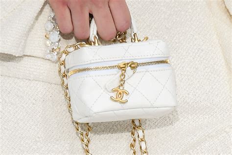 chanel vanity white bag|Chanel vanity bag vintage.